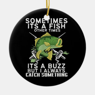 Sometimes It's A Fish Other Times It's A Buzz But Ceramic Tree Decoration