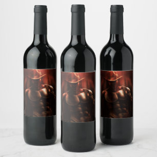 Sometimes It's Hell - Cowboy Wine Label