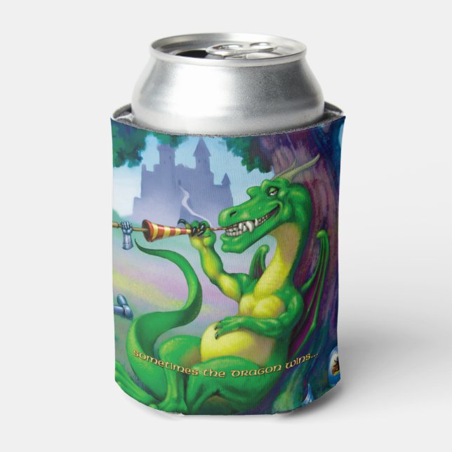 Sometimes the Dragon Wins Can Cooler (Can Front)