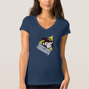 Sometimes the Monkey Women's V-Neck T-Shirt