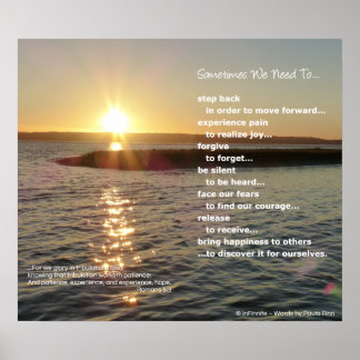 Sometimes We Need To...Religious Poster