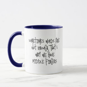 Sometimes Words Are Not Enough Mug - Silent Gift