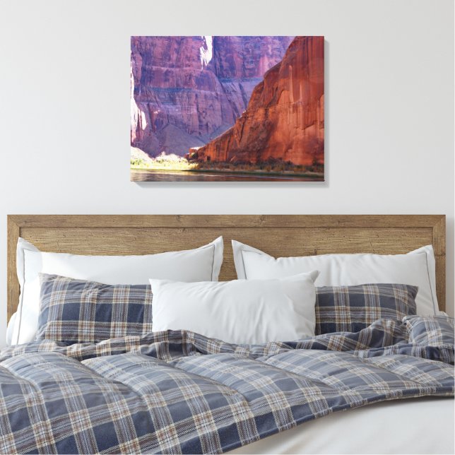 Somewhere Down A Lazy River Canvas Print (Insitu(Bedroom))