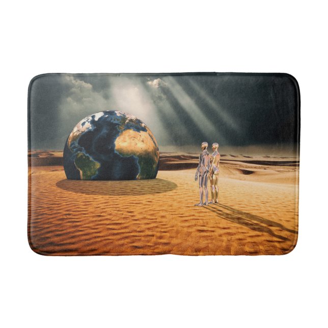 Somewhere Else – Facing the World Bath Mat (Front)