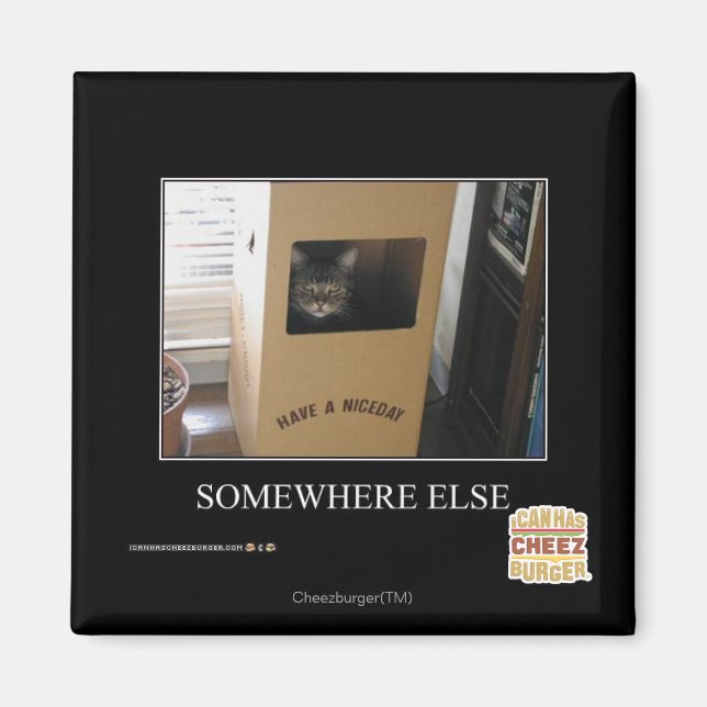 Somewhere Else Magnet (Front)