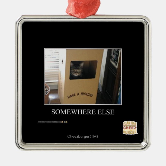 Somewhere Else Metal Tree Decoration (Front)