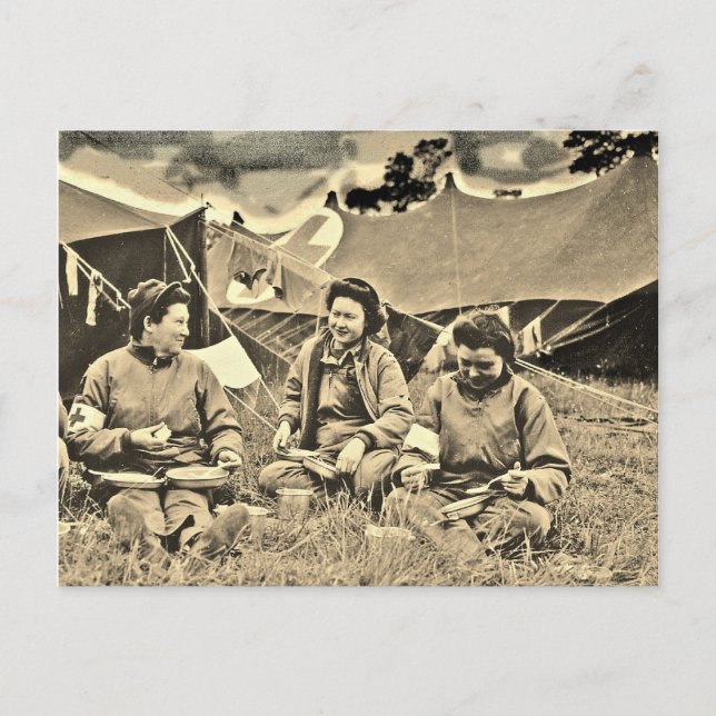 Somewhere in France Postcard (Front)