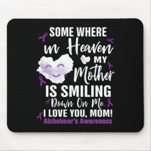 Somewhere in heaven my mother is smiling down on mouse mat