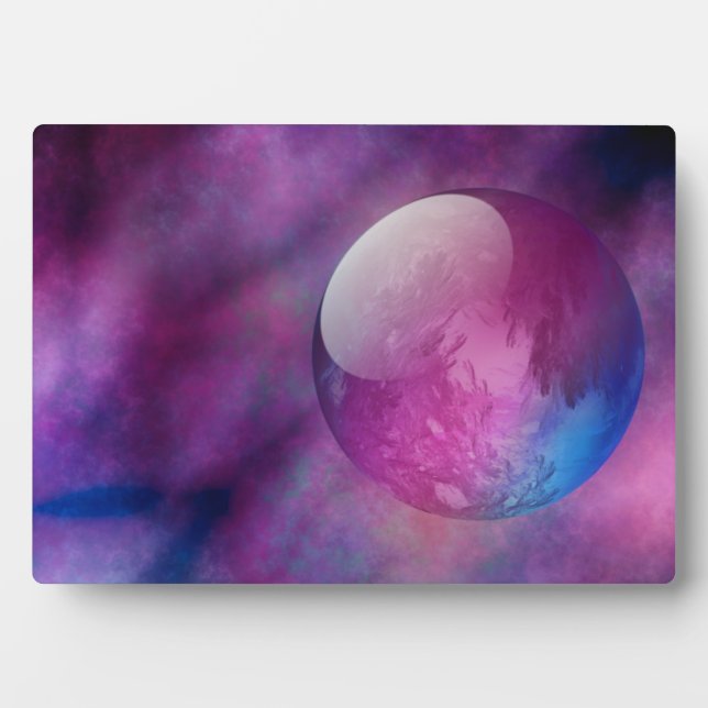 Somewhere in Outer Space Photo Plaque (Front)