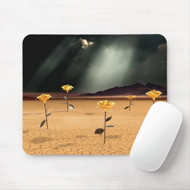 Somewhere No. 3 Mouse Mat (With Mouse)