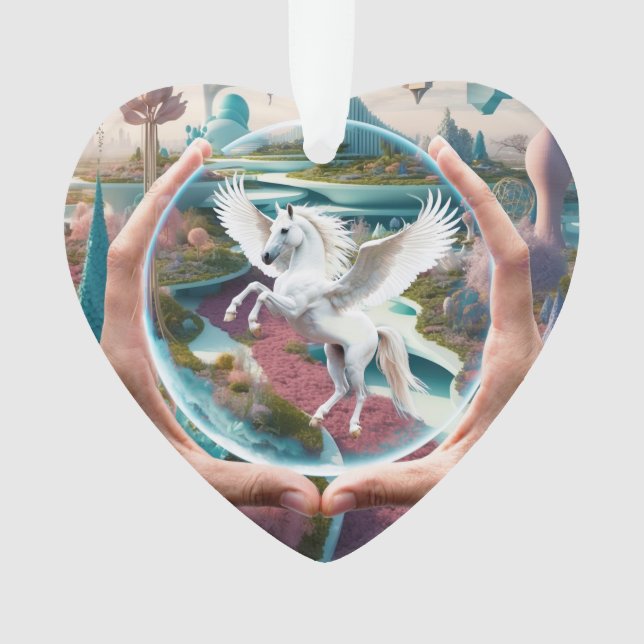 Somewhere Out There - It's Not MakAcrylic Ornament (Front)