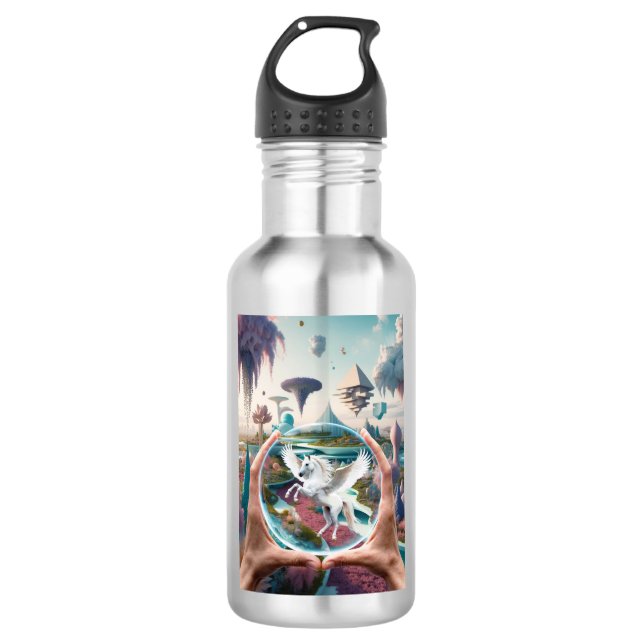Somewhere Out There - It's Not Make Believe 532 Ml Water Bottle (Front)