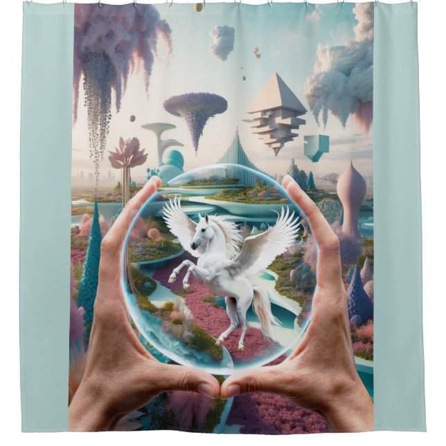 Somewhere Out There - It's Not Make Believe Shower Curtain (Front)