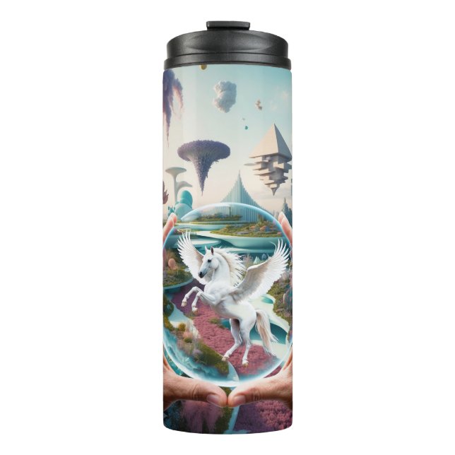 Somewhere Out There - It's Not Make Believe Thermal Tumbler (Front)