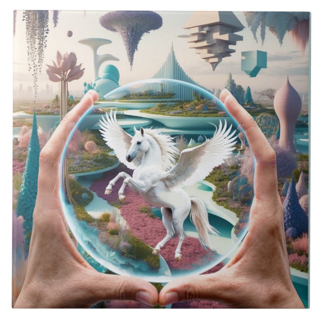 Somewhere Out There - It's Not Make Believe Tile (Front)