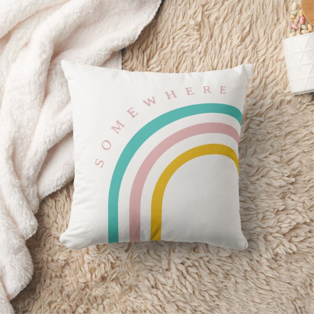 Somewhere Over the Rainbow Cushion (Blanket)