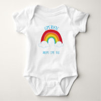 SOMEWHERE OVER THE RAINBOW graphic bright colours