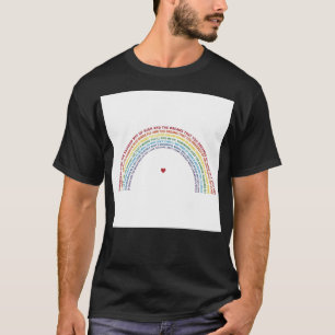 Somewhere Over the Rainbow Throw Pillow T-Shirt