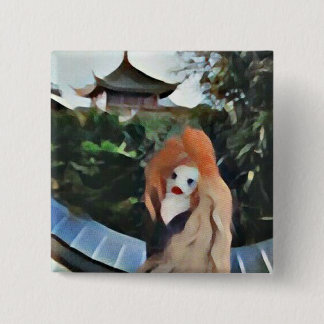 Somewhere Pixie 15 Cm Square Badge