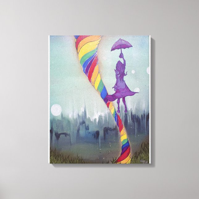 Somewhere Under Canvas Print (Front)
