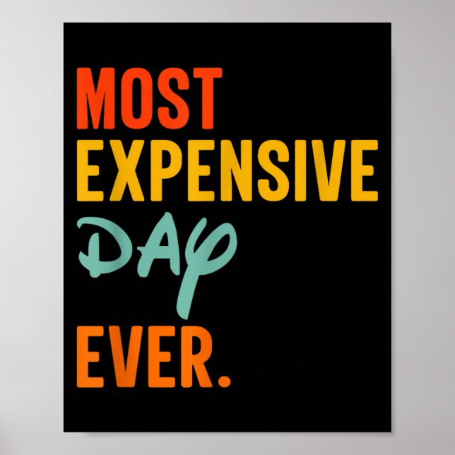 Sommas Most Expensive Day Ever Funny Family Vacati Poster (Front)