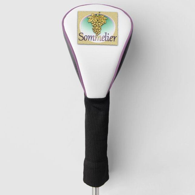 Sommelier Symbol Golf Head Cover (Front)