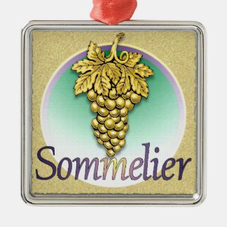 Sommelier Symbol Metal Tree Decoration