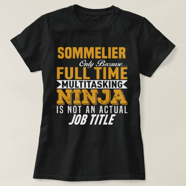 Sommelier T-Shirt (Design Front)