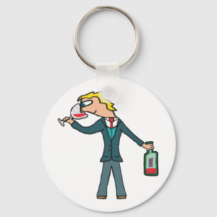 Sommelier Wine Tasting Key Ring