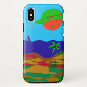Sommer, Sonne iPhone X Case