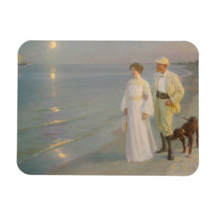 Sommeraften ved Skagens Strand Magnet