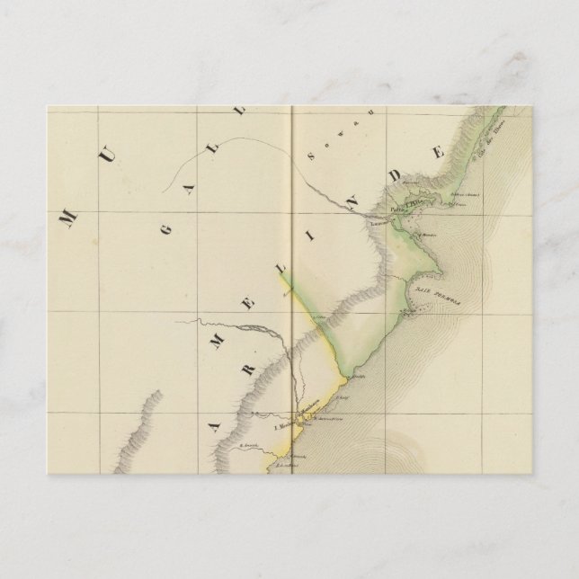 Somolia, Kenya 40 Postcard (Front)