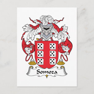Somoza Family Crest Postcard