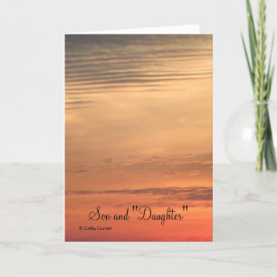 Son and "Daughter" Anniversary Card