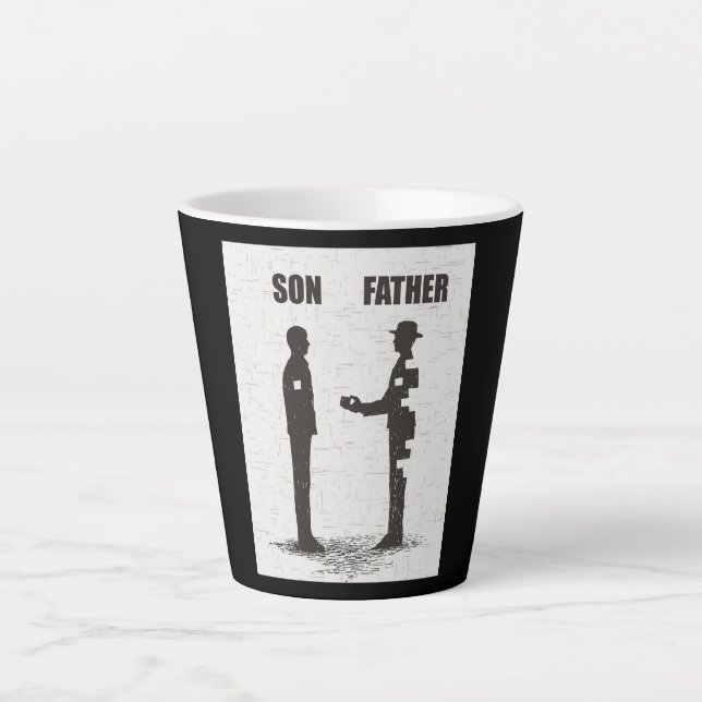 Son And Father Latte Mug (Front)