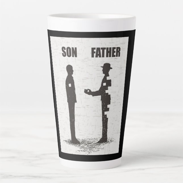 Son And Father Latte Mug (Front)