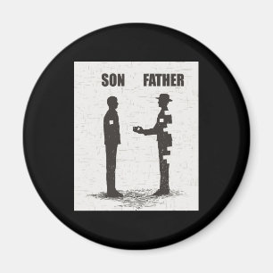 Son And Father Magnet