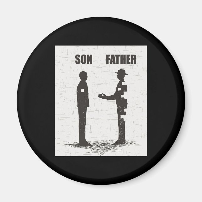 Son And Father Magnet (Front)