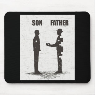 Son And Father Mouse Mat