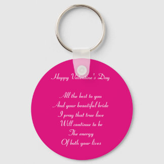 Son and wife Valentine's day Key Ring
