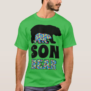 Son Bear Autism Awareness T-Shirt