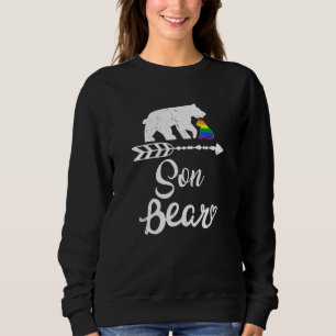 Son Bear Lgbt Lgbtq Rainbow Pride Gay Lesbian Sweatshirt