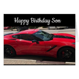 **SON** BIRTHDAY WISHES AND A COOL CAR TOO!