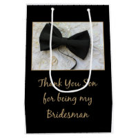 Son Bridesman thank you