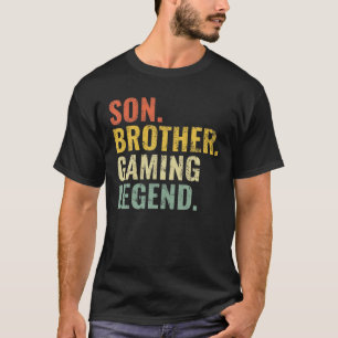 Son Brother Gaming Legend Video Games Gamer T-Shirt