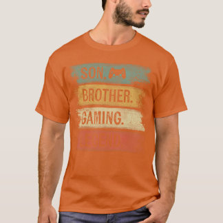 Son Brother Gaming Legend Vintage Gift For Gameree T-Shirt