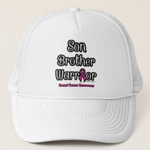 Son Brother Warrior...Breast Cancer Trucker Hat