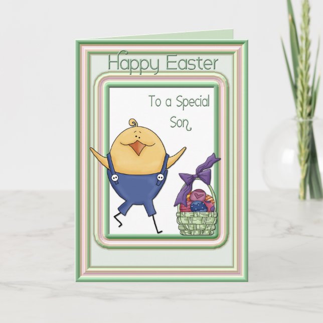 Son Chick Easter Card (Front)