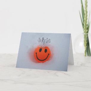 Son Christmas Greeting Holiday Card