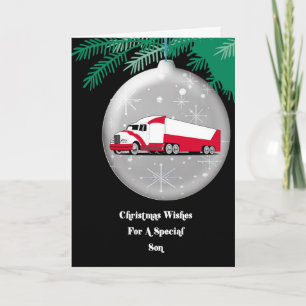 Son Christmas Wishes Holiday Card